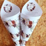 Cones de Pétalas Impresso