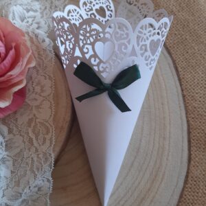 Cones de Pétalas Rendilhado