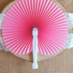 Leques de Cerimónia Pai Pai Rosa