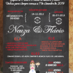 Placard informações noivos